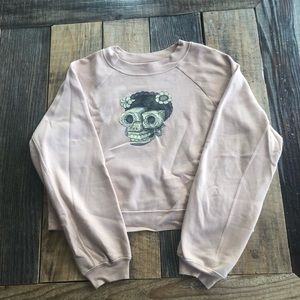 Graphic crewneck sweatshirt